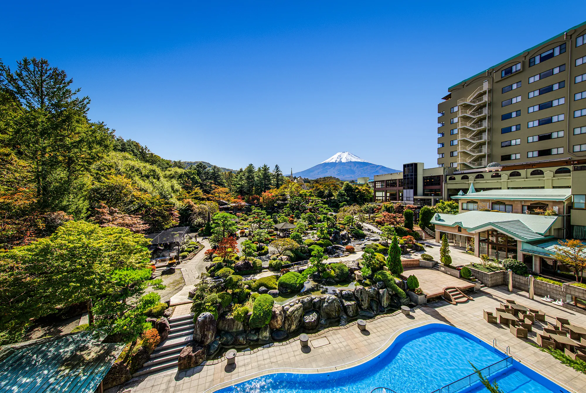 庭園と感動の宿 富士山温泉 ホテル鐘山苑